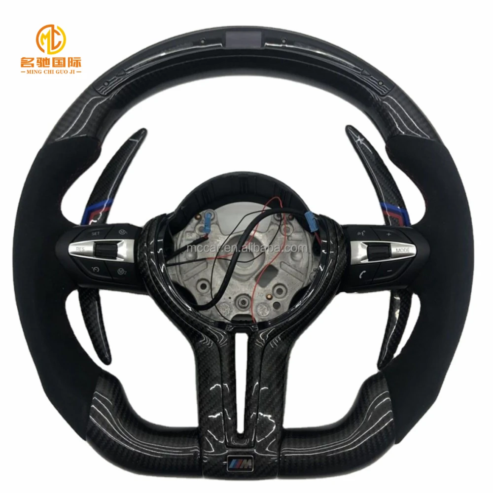 

Steering wheel carbon fiber material for BMW 2 series 3series 4 series 5series 6 series F20 F30 F32 F34 F10 F12 F13