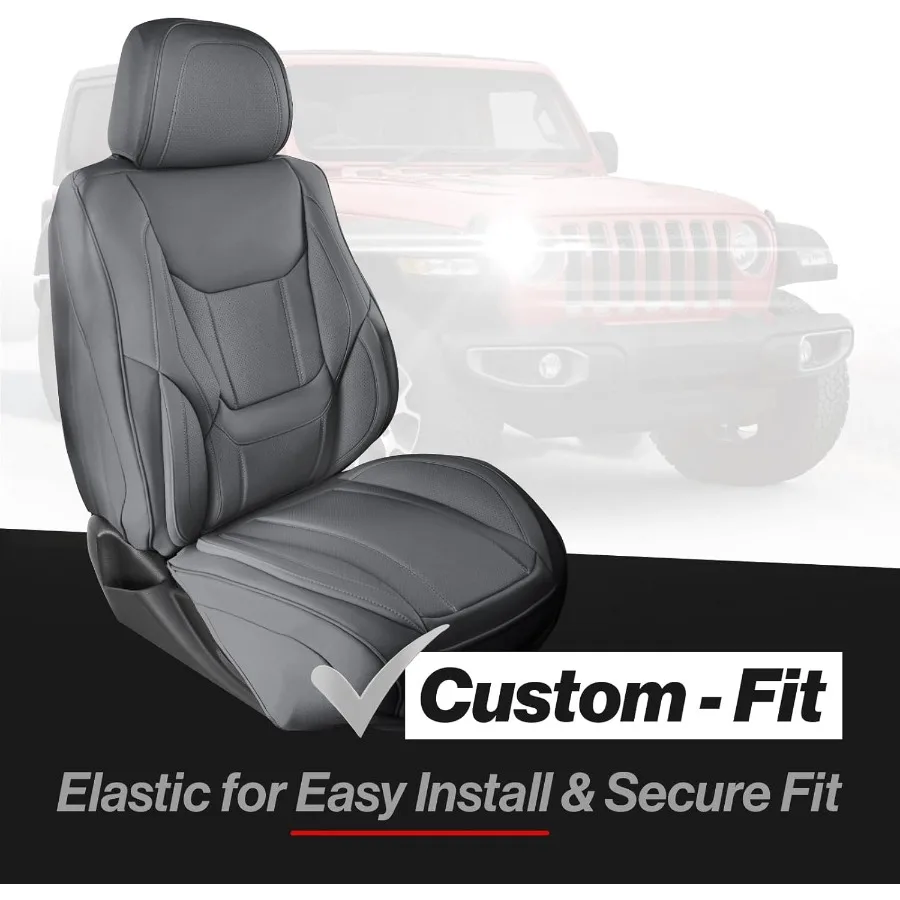 Fundas de asiento de coche personalizadas compatibles con Subaru Forester 2019-2024, funda de asiento impermeable de espuma viscoelástica antideslizante de cuero Premium Custo