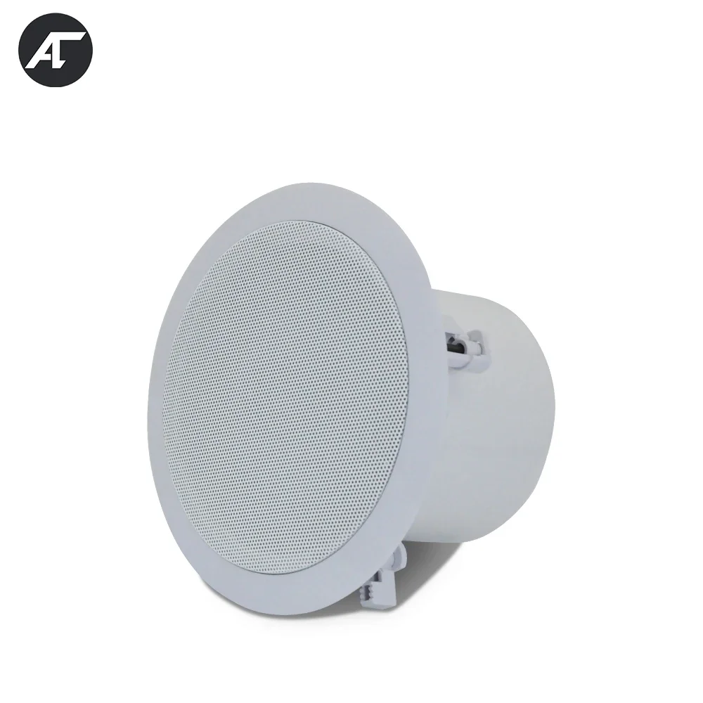 40W Ceiling Speaker Coaxial 100V/70V/8Ω HiFi Stereo Loudspeaker 6.5inch Public Address System In-wall Powerful Home Theater Horn