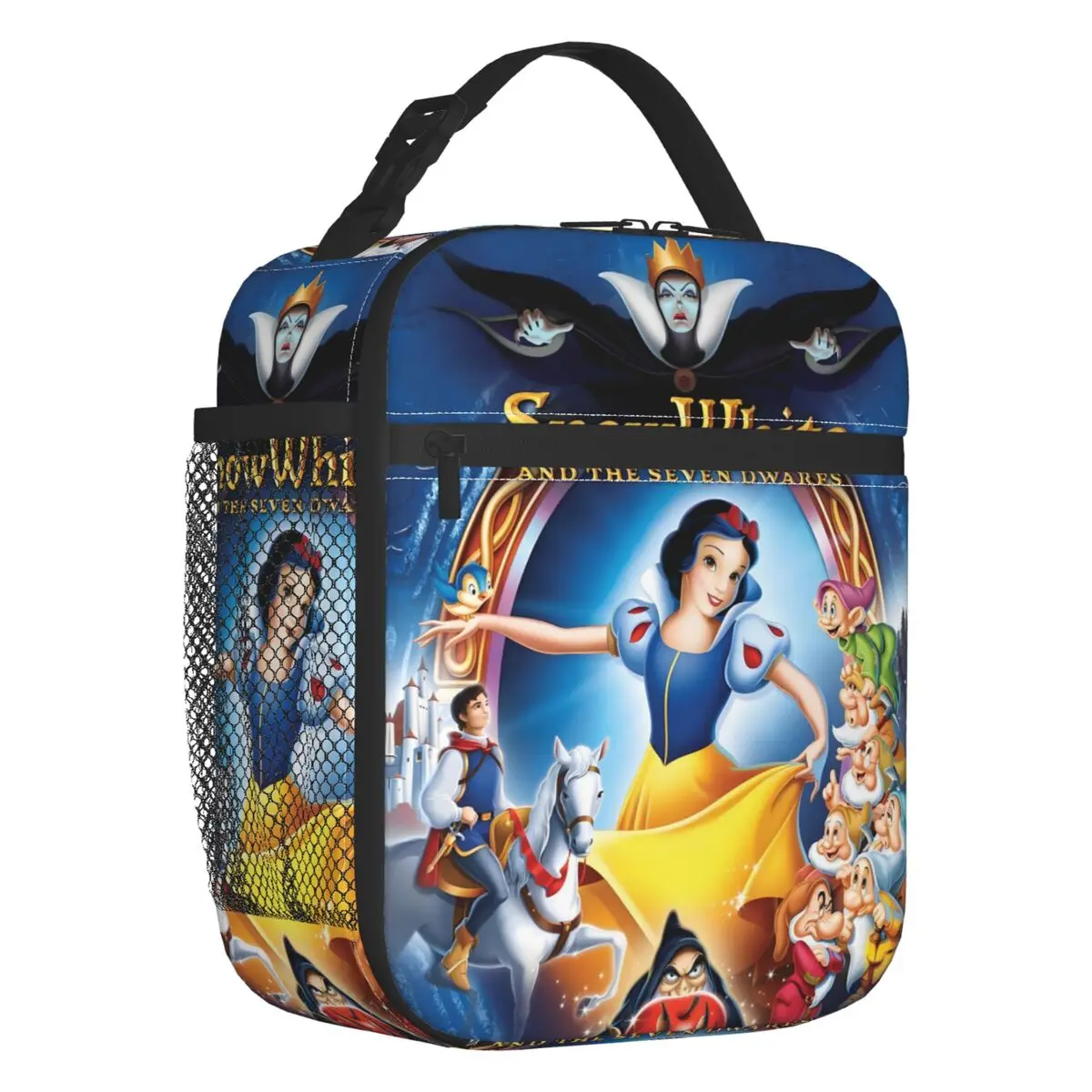 

Белоснежка и семь гномов, изолированная сумка для обеда, портативная модная пленка, термохолодильник с героями мультфильмов, ланч-бокс для офиса, пикника, путешествий