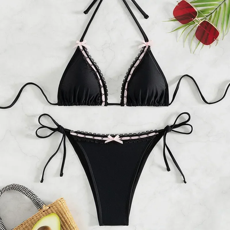 

Sexy Bikinis Women's Swimwear Female Swimsuit For Swimming Wear Bathing Suits Brazilian Bikini Set Beachwear Pool Bather 2025
