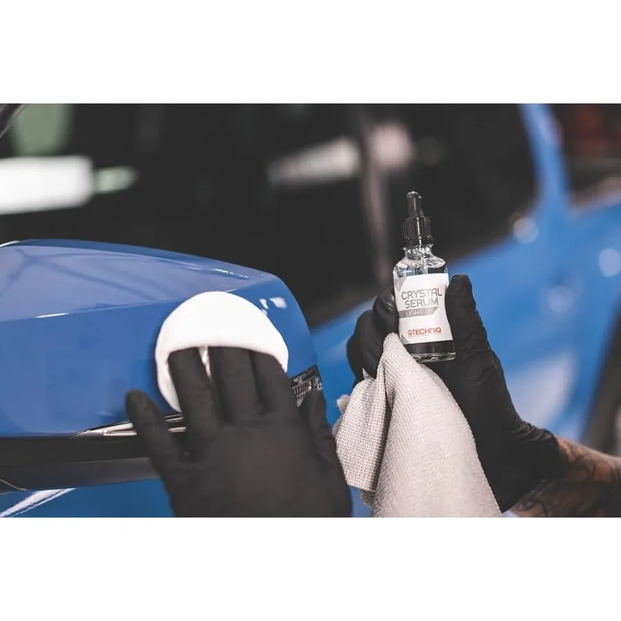Gtechniq - حزمة إضاءة مصل كريستال EXOv5 50 مل - حماية طلاء السيراميك لأسطح السيارات تعزز اللمعان #6