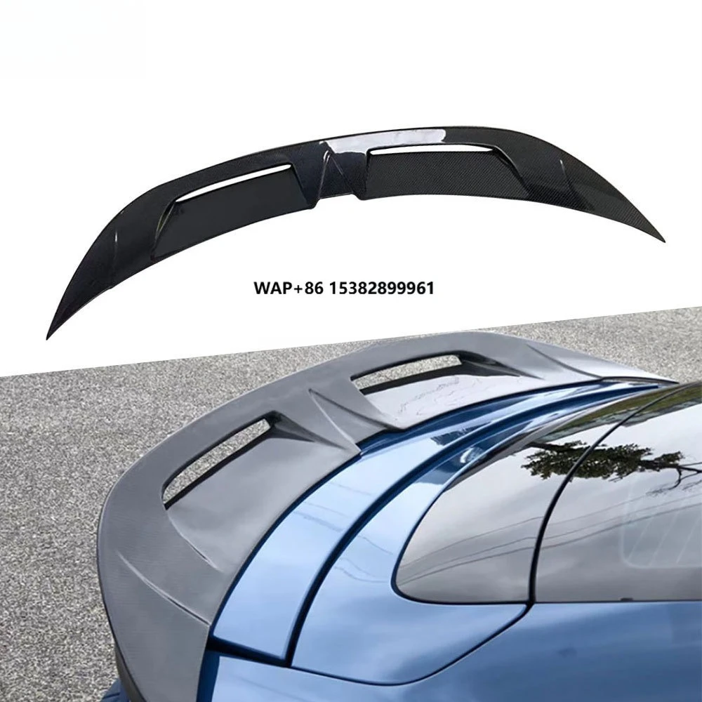 

Carbon Fiber Rear Spoiler Wings Fit for Taycan 2019+ Rear Trunk Boot Chin Spoiler Car Styling