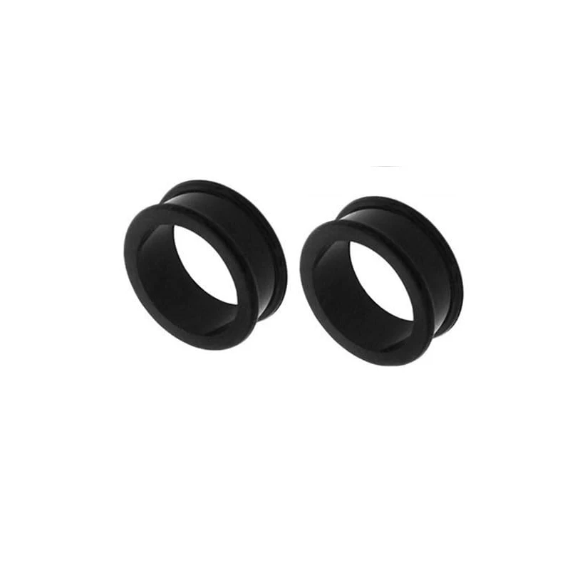 2pcs Flexible Silicone Ear Plug Gauges for Ear Piercing
