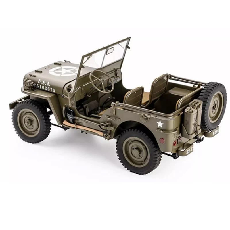 1:12 1941 Voor Willys Mb Scaler Willys Jeep 2.4g 4wd Rtr Crawler Klimmen Schaal Militaire Vrachtwagen Buggy Rc Model auto Volwassen Kinderen