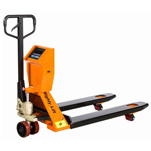 

Гидравлическая тележка-платформа с весами 1.5-2 тонны