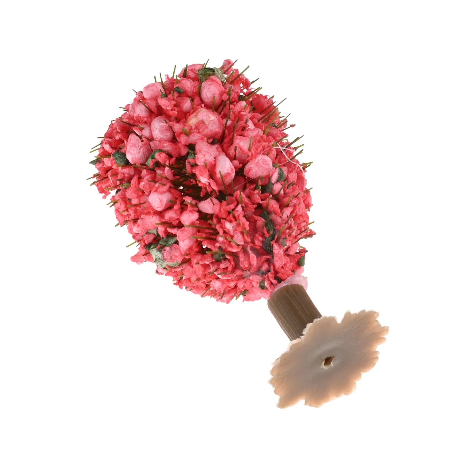 20 قطعة 4.5 سنتيمتر و 6 سنتيمتر الوردي زهرة شجرة نموذج قطار الاصطناعي مصغرة شجرة مشهد السكك الحديدية الديكور بناء المشهد ديكور