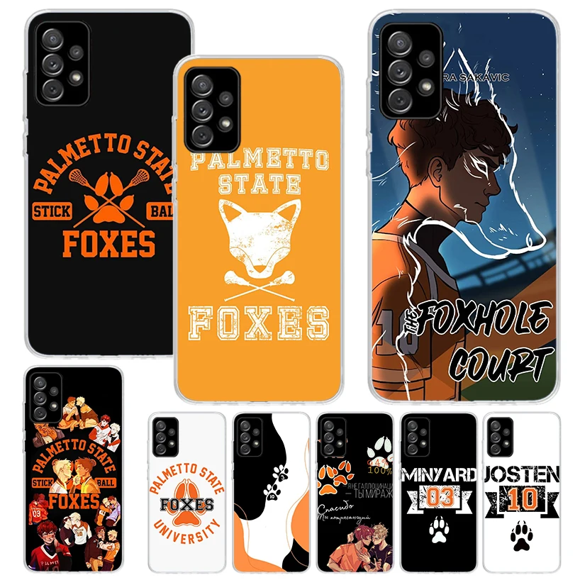 Andreil All For The Game Palmetto State Foxes Phone Case For Samsung Galaxy A15 A55 A14 A54 A13 A53 A12 A52S A25 A24 A35 A34 A23