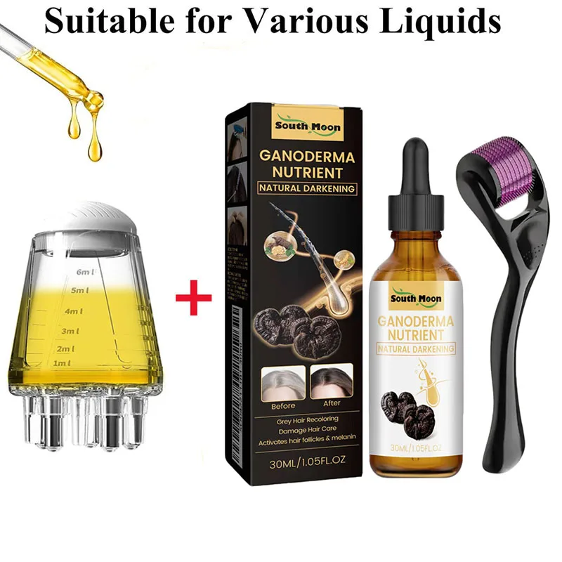 

Мини-аппликатор для кожи головы, расческа 1-3, массажер для головы, роликовая шариковая щетка для роста волос, эфирное масло, жидкий медицинский массаж