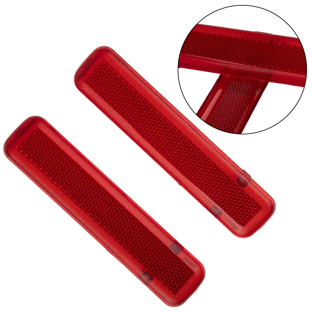 Part Rear Door Reflector Inside L&R Rear Red 2pcs For Silverado Sierra Crew Accessories Cab Pickup High Quality