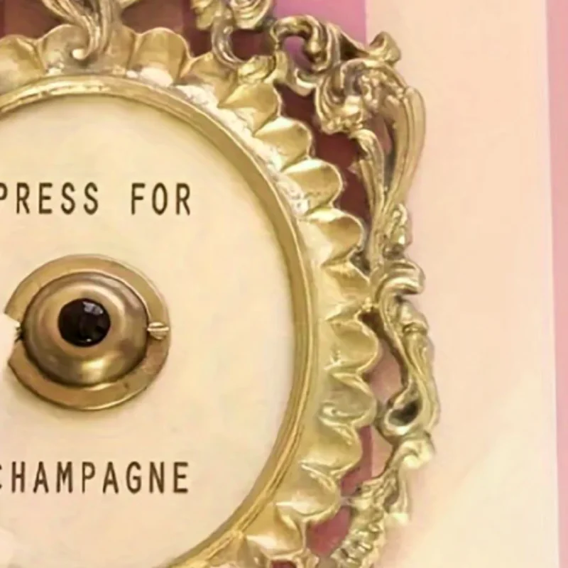 

Press For Champagne Button Ring Mini Press For Champagne Button Press For Champagne Door Ring Bell Champagne Themed Decor Wall