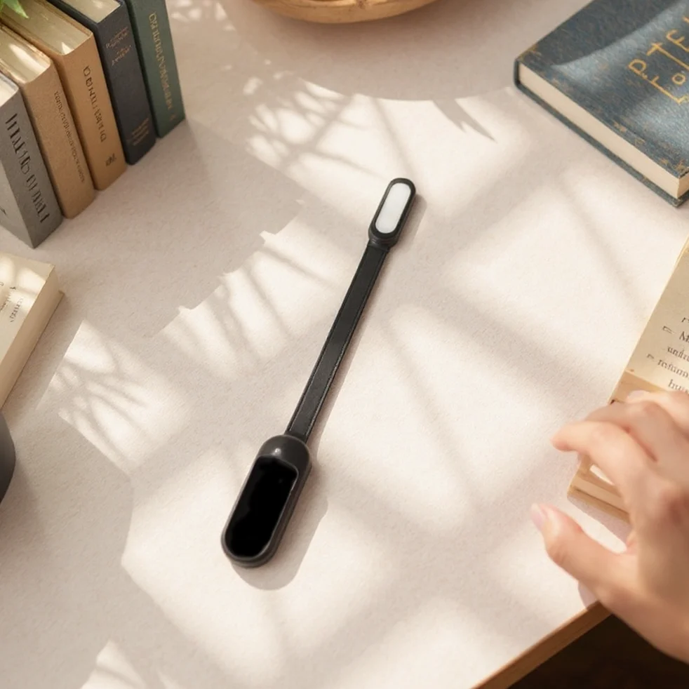 Usb Rechargeable Mini Led Book Light Clip-on Night Lights Stepless Brightness 360-degrees Angle 3-colors Reading Lamp Adjustable