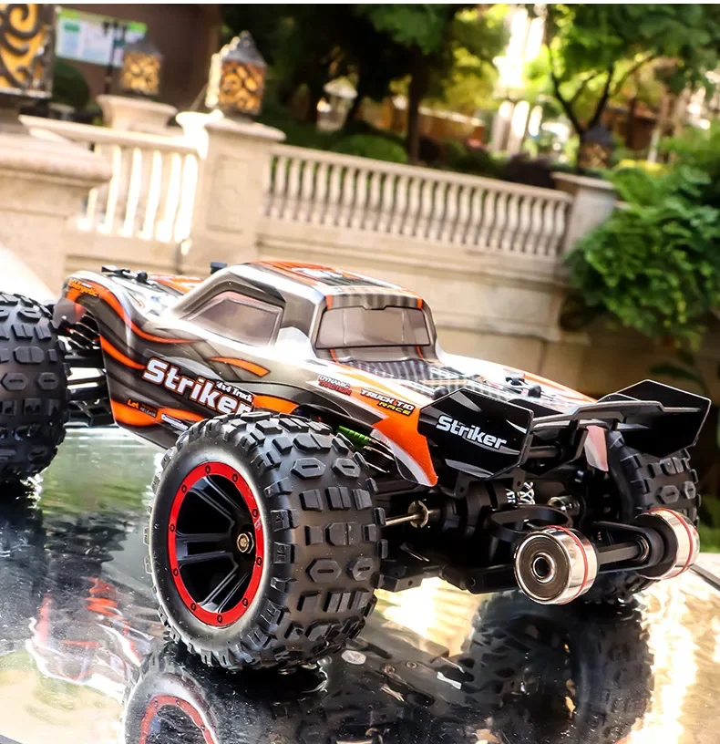 4WD High-speed Brushless Big Foot Off-road Drifting Professional Racing Car, High Brightness Lights, Unobstructed At Night Kids