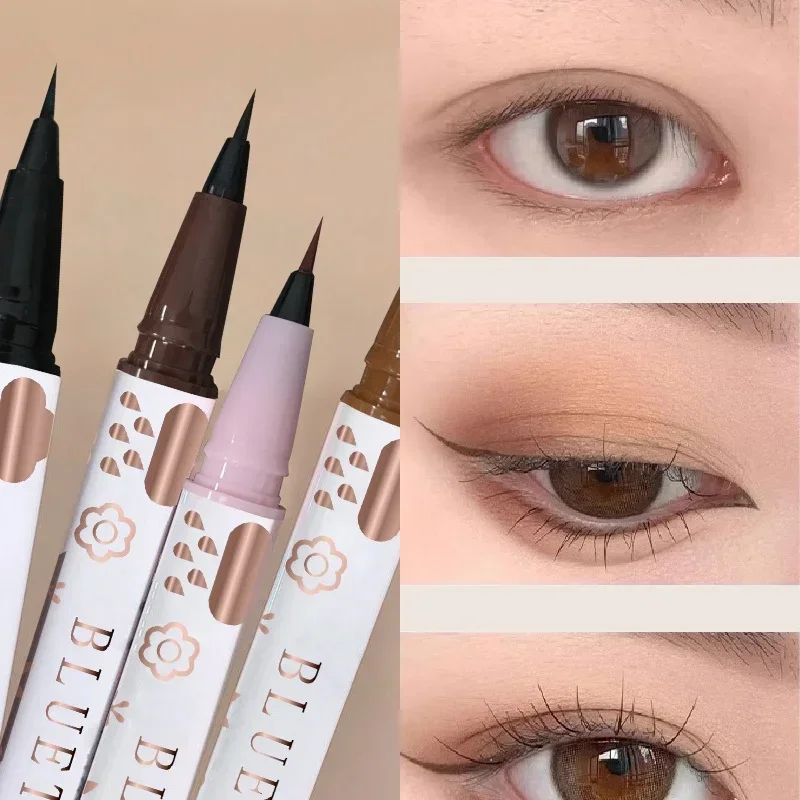 Delineador de ojos Aegyo Sal Strokes Down To Not Easy To Smudge, extremadamente fino, natural, duradero, resistente al agua y al sudor