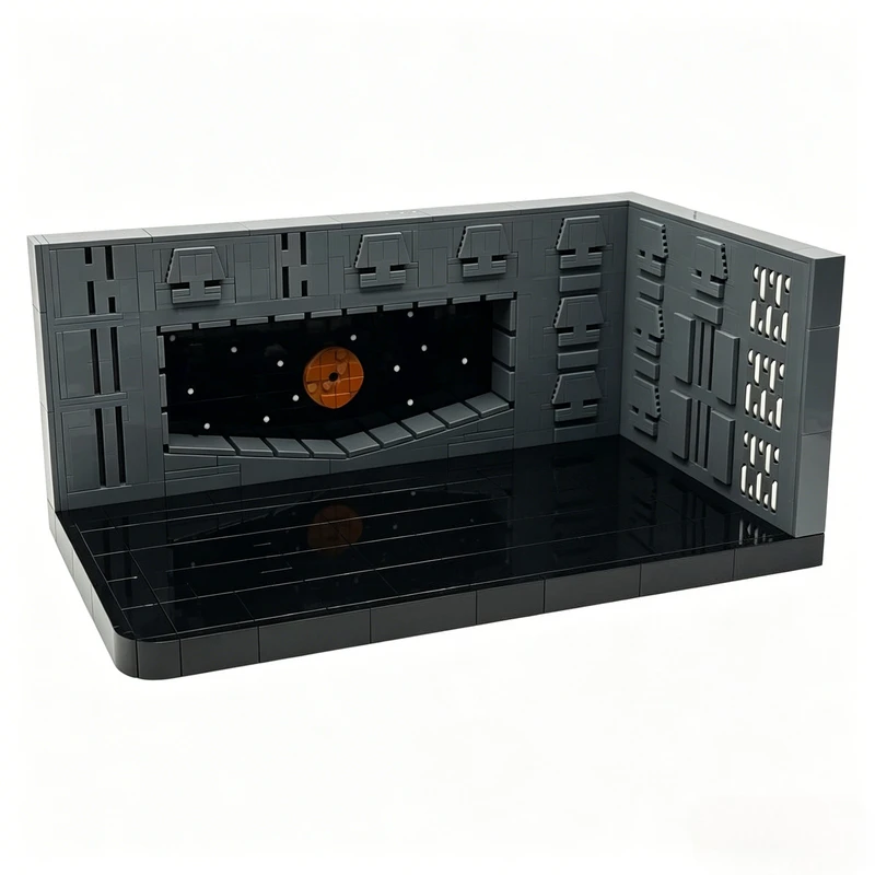1714PCS Star Battle Death Star Overbridge Diorama MOC Model Custom Creative Build Blocks DIY Assembly Educational Display Piece
