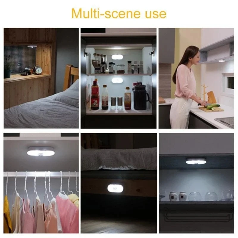 Baseus Desk Lamp Hanging Magnetic LED Table Chargeable Stepless Dimming Cabinet Light Night Light For Closet Wardrobe Dropship