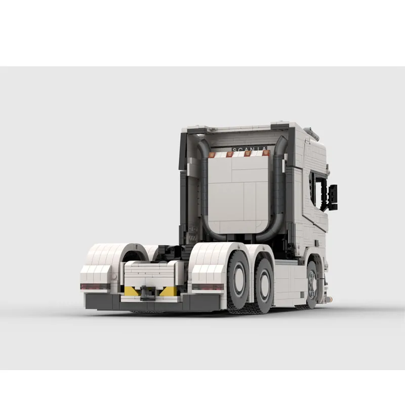 

MOC-238500 New Classic 6x2 Cargo Truck Tractor Trailer Building Block Model 2924 Parts Boys' Children's Birthday Toy Gift