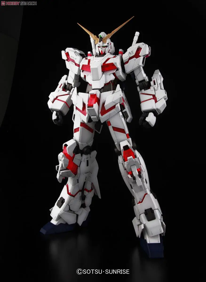 In Stock Bandai PG 1/60 MOBILE SUIT RX-0 Unicorn Gundam Original Model Anime Figure Model Toys Action Collection Assembly Doll