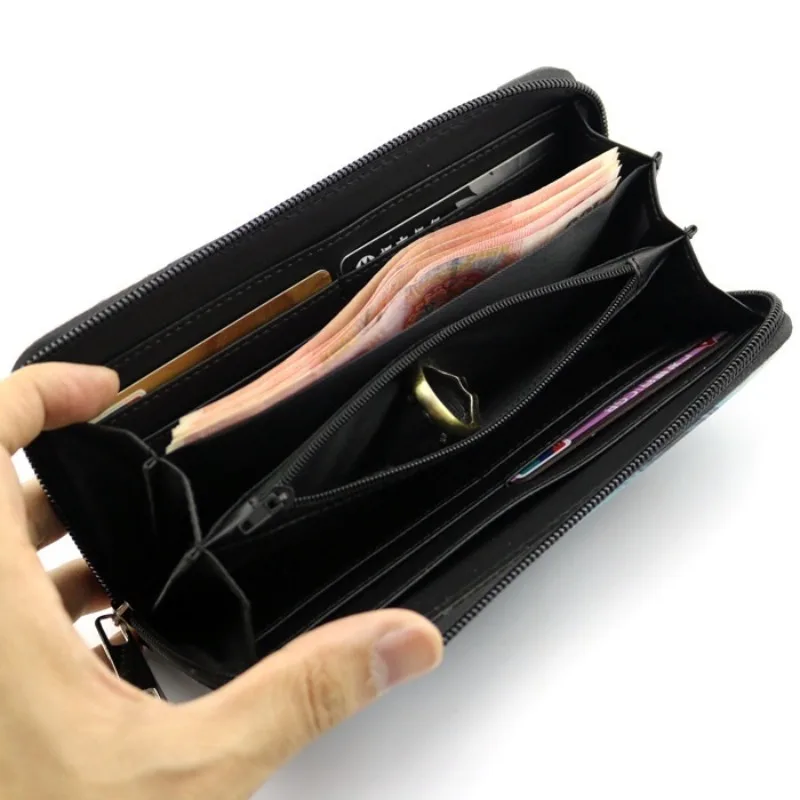 Cartera larga colorida de Anime con cremallera para chicas bonitas, Guardianes Mercury Mizuno Ami Hino Rei Makoto Aino, monedero bonito de dibujos animados para colección