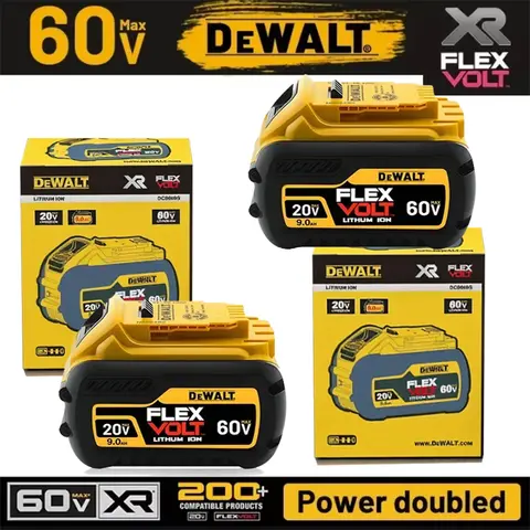 DEWALT  FLEXVOLTA  DCB615 DCB612 DCB609 DCB606 60V/20V Lithium Ion Battery Pack For DEWALT Lithium Battery Power Tools DCD805