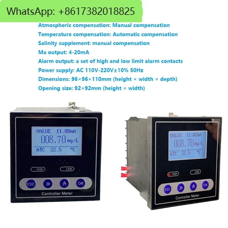 Dissolved oxygen instrument  Aquiculture dissolved oxygen meter  Oxygen content meter in water DO meter