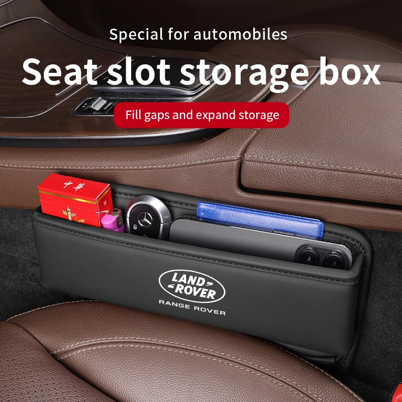 

Car Seat Multifunctional Gap Case Seat Driver Storage Box For Land Rover Range Rover Defender Discovery Evoque Velar Freelander