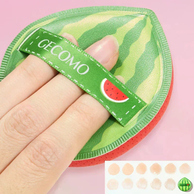 슈퍼 소프트 두꺼운 코튼 캔디 화장 퍼프 에어 쿠션 스펀지 파운데이션 컨실러 건식 및 습식 메이크업 뷰티용