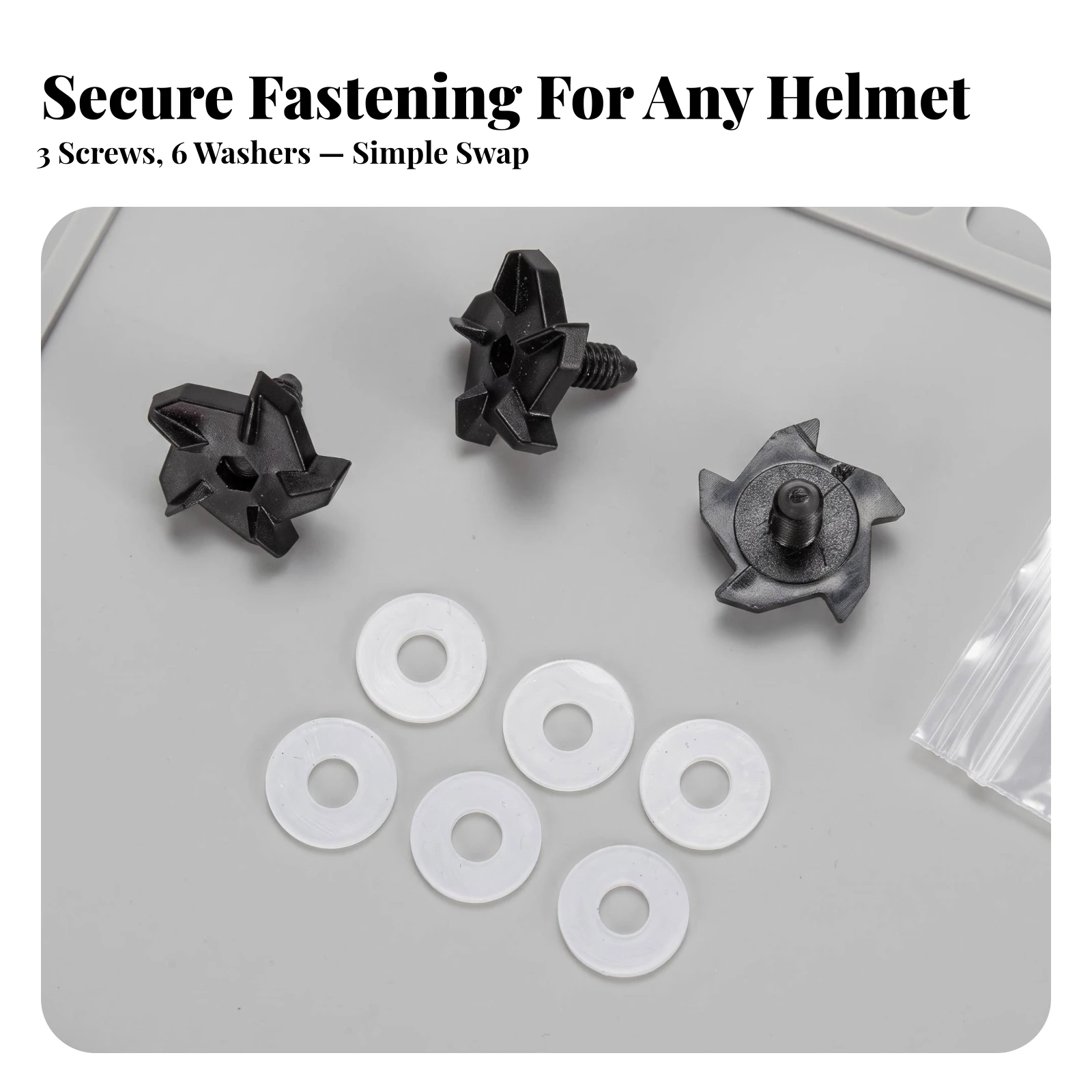Helmet Visor Screws Long-Lasting Visor Screw Kit Reliable Sturdy for Riders, Quick Repairs
