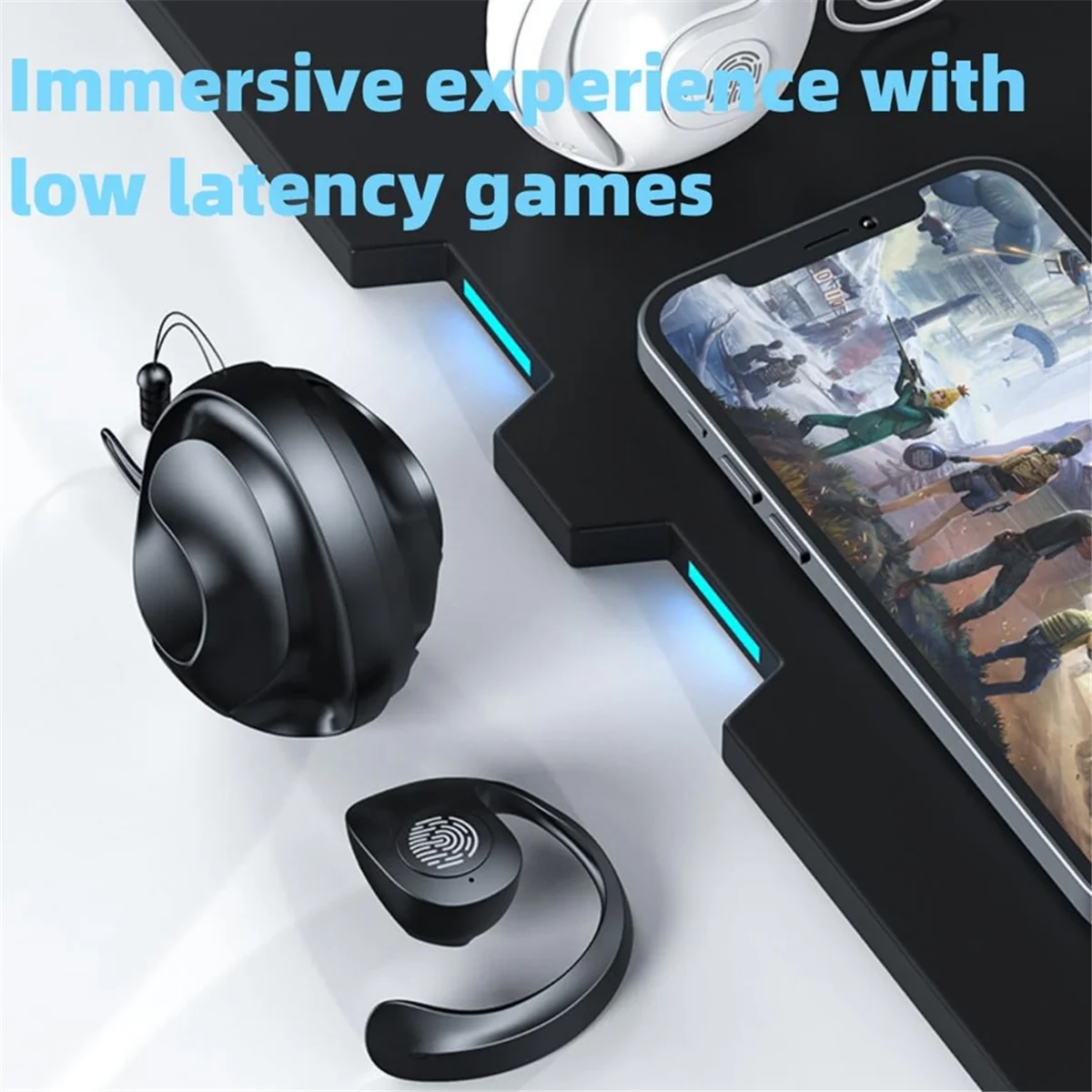 

Bluetooth-наушники Bluetooth открытые игровые наушники IPX5 водонепроницаемые спортивные беспроводные наушники с шумоподавлением