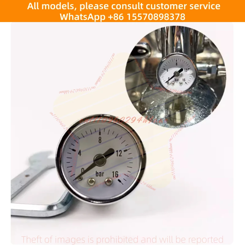 E61 Espresso Machine Upgrade Kit with Pressure Gauge & Thermometer, Dual Display for Real-Time Temperature and Pressure