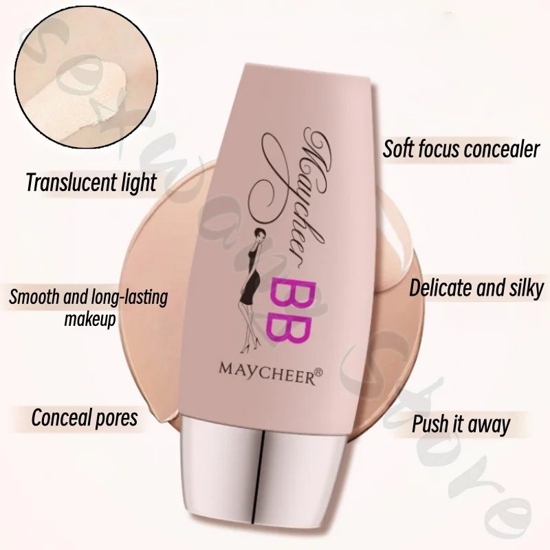 MAYCHEER contouring and brightening BB cream evens skin tone, hides pores, moisturizes and improves dullness and roughness 50ml