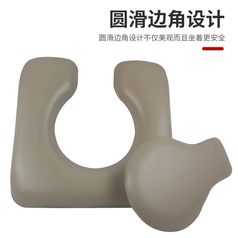 Toilet Chair Cushion Replacement Pad Non Slip Waterproof Removable Washable For Elderly Pregnant Commode
