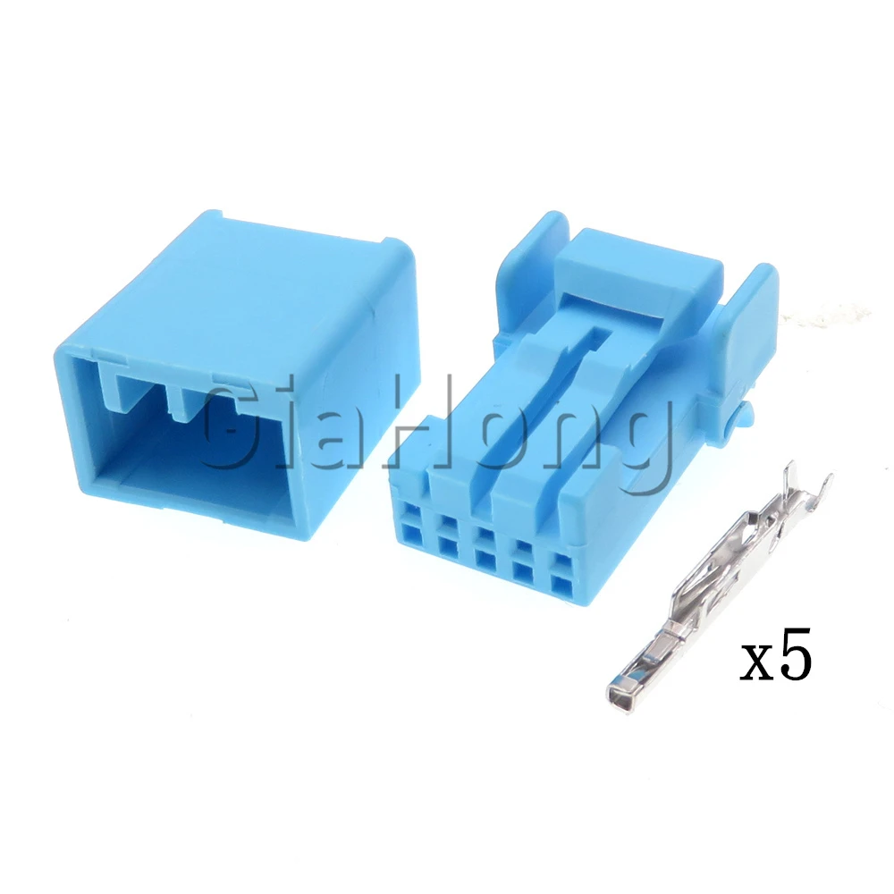 1 Set 5 Ways AC Assembly Automotive Wiring Terminal Socket IL-AG5-5SK-S3C1-LB Car Male PCB Connector Auto Modification Plug