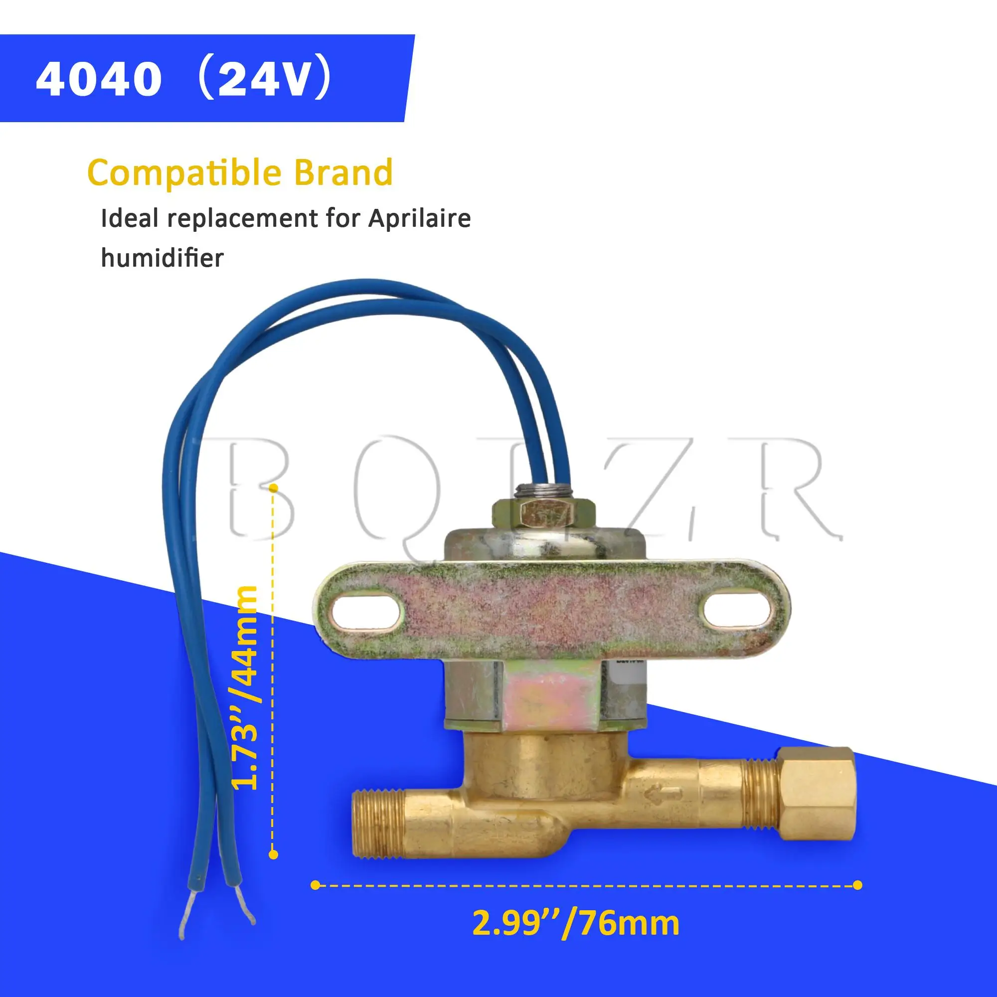 バージェルzhr電気アクセサリー冷却4040金属加湿器バルブ