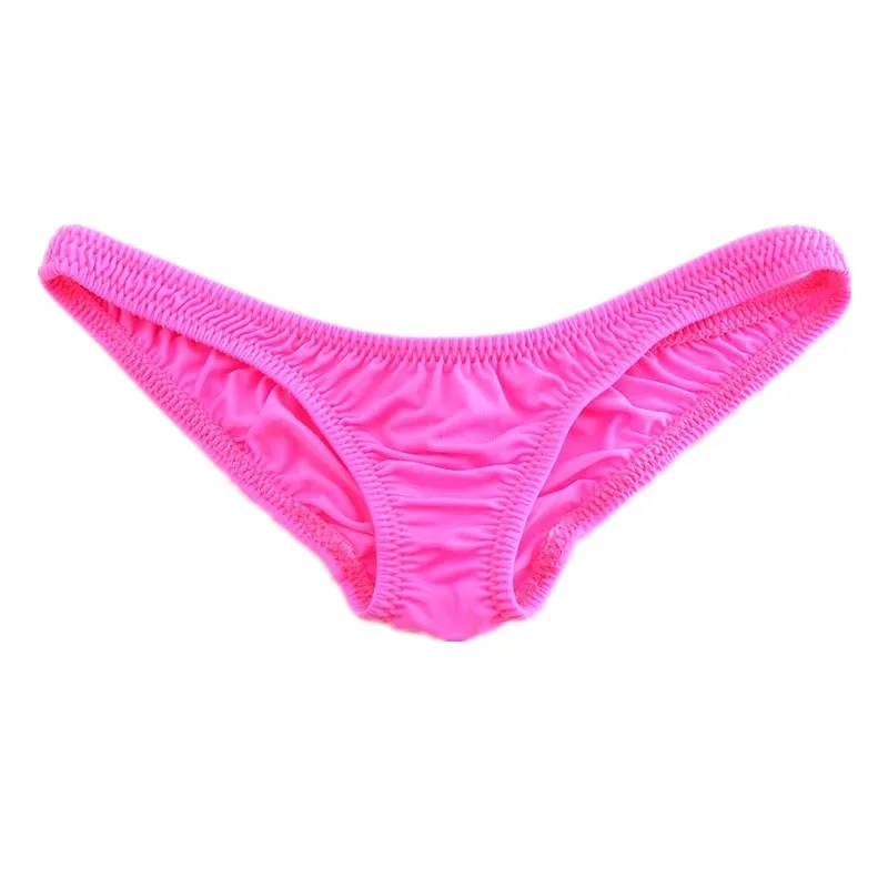 

Men's Ice Silk Bikini Briefs, Low-rise Elastic Breathable Triangle Underwear, Comfort Fit