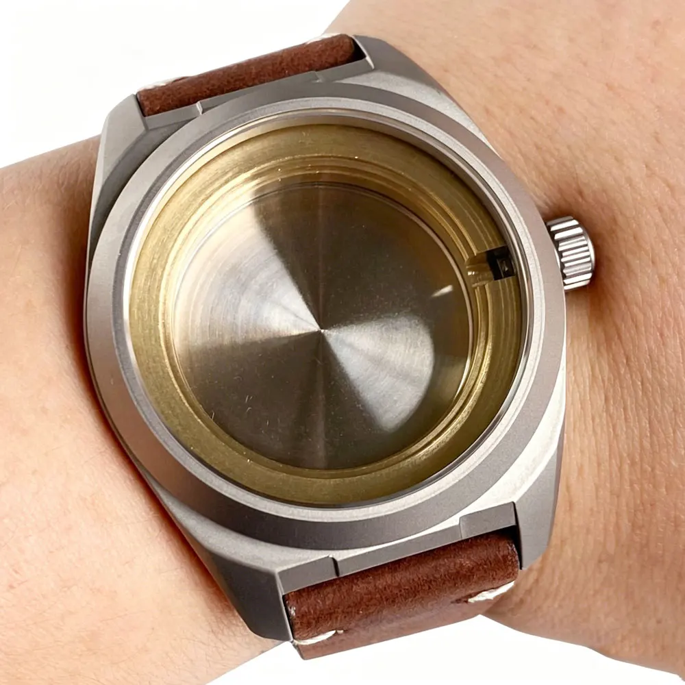 40mm-vintage-titanium-watch-case-10atm-sapphire-glass-leather-strap-fit-nh35-nh36-eta2824-pt5000-miyota8215-movement-watch-parts
