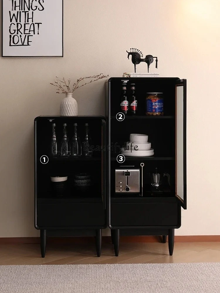 Whole house furniture Solid Wood Sideboard Nordic Living Room Modern Minimalist Tea Cabinet