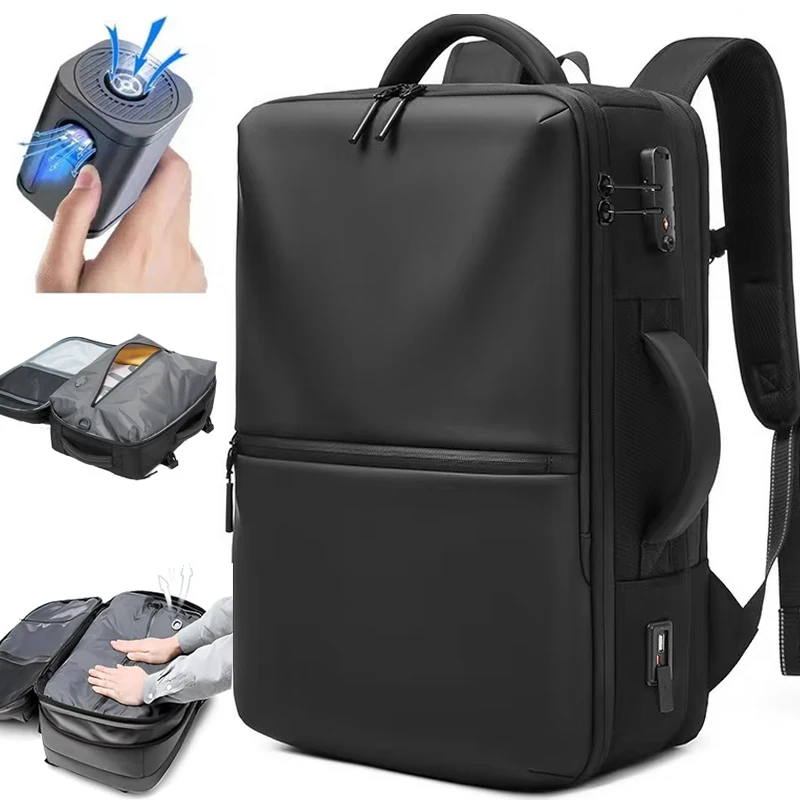 Travel Backpack Carry on Luggage Bag Airback Airline Approved Vacuum Compression Backpack Waterproof Laptop Business School Bags