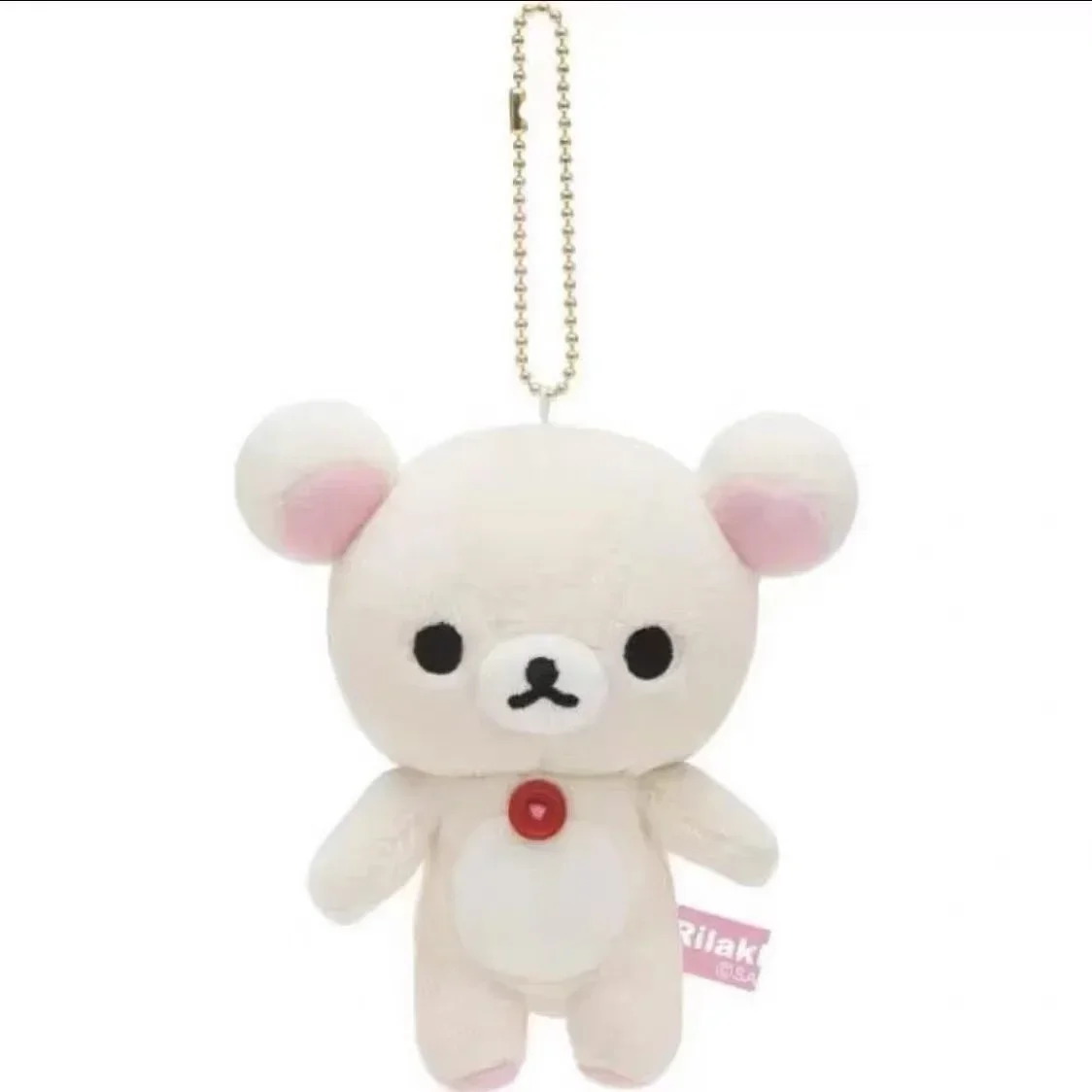 Rilakkuma Doll Pendant Basic Version Mr. Bear Super Soft Cartoon Plush Keychain Ornament Cute in Stock Relax Gift