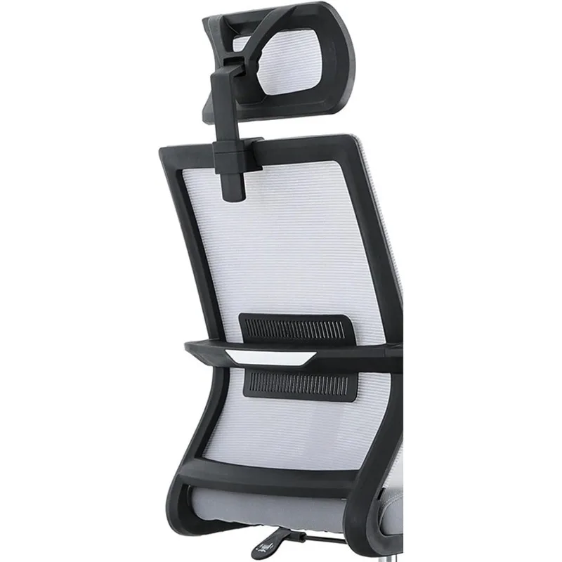 home.Computer Gaming Chair Ergonomic High Back Mesh Chair with Lumbar Support and Adjustable Headrest Rolling Work Swivel Task C