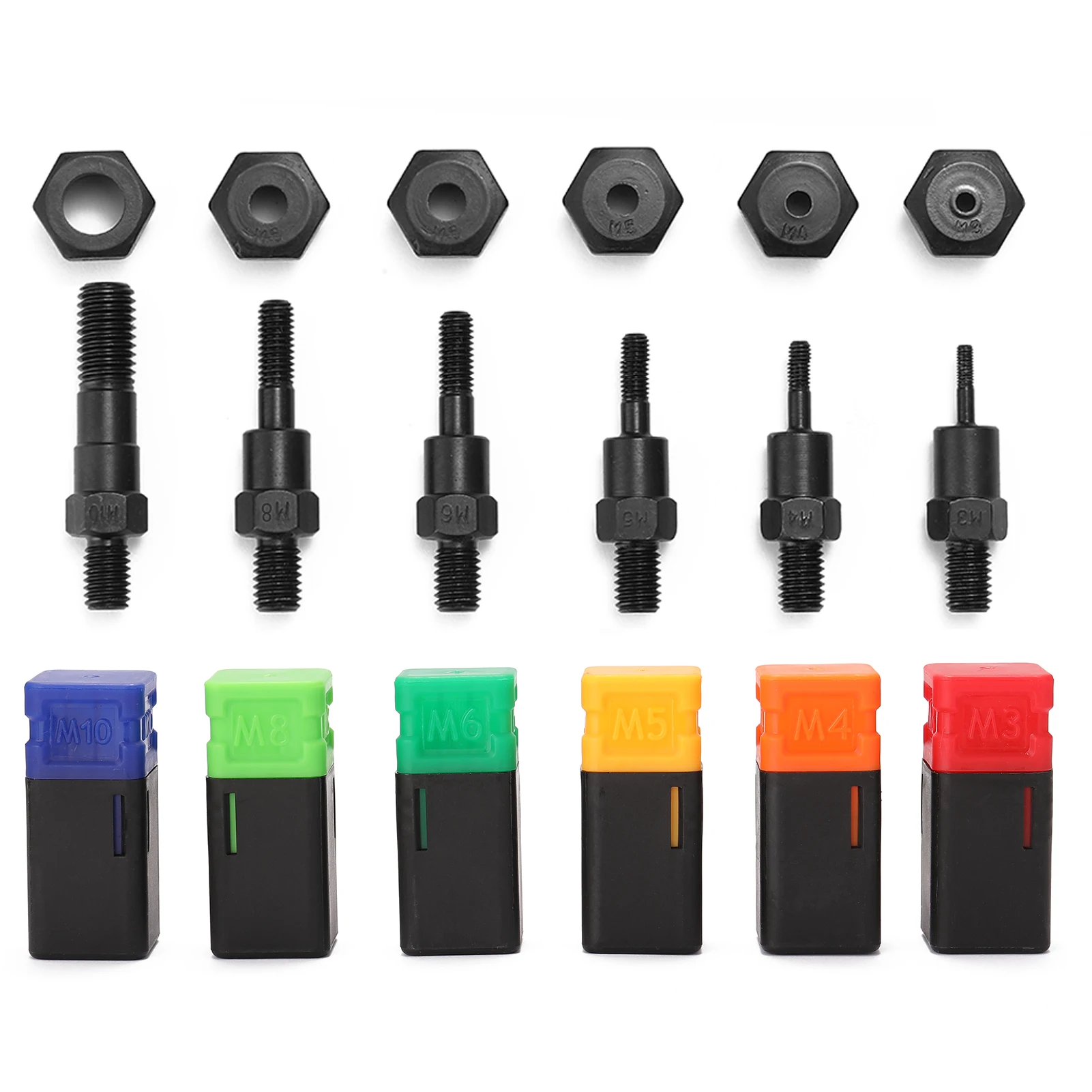 Hand Riveter Labor-saving Hand Riveter BT-605 Manual Rivet Machine Riveting Tools with Nut Dies M3-M10 Labor-saving Hand Riveter