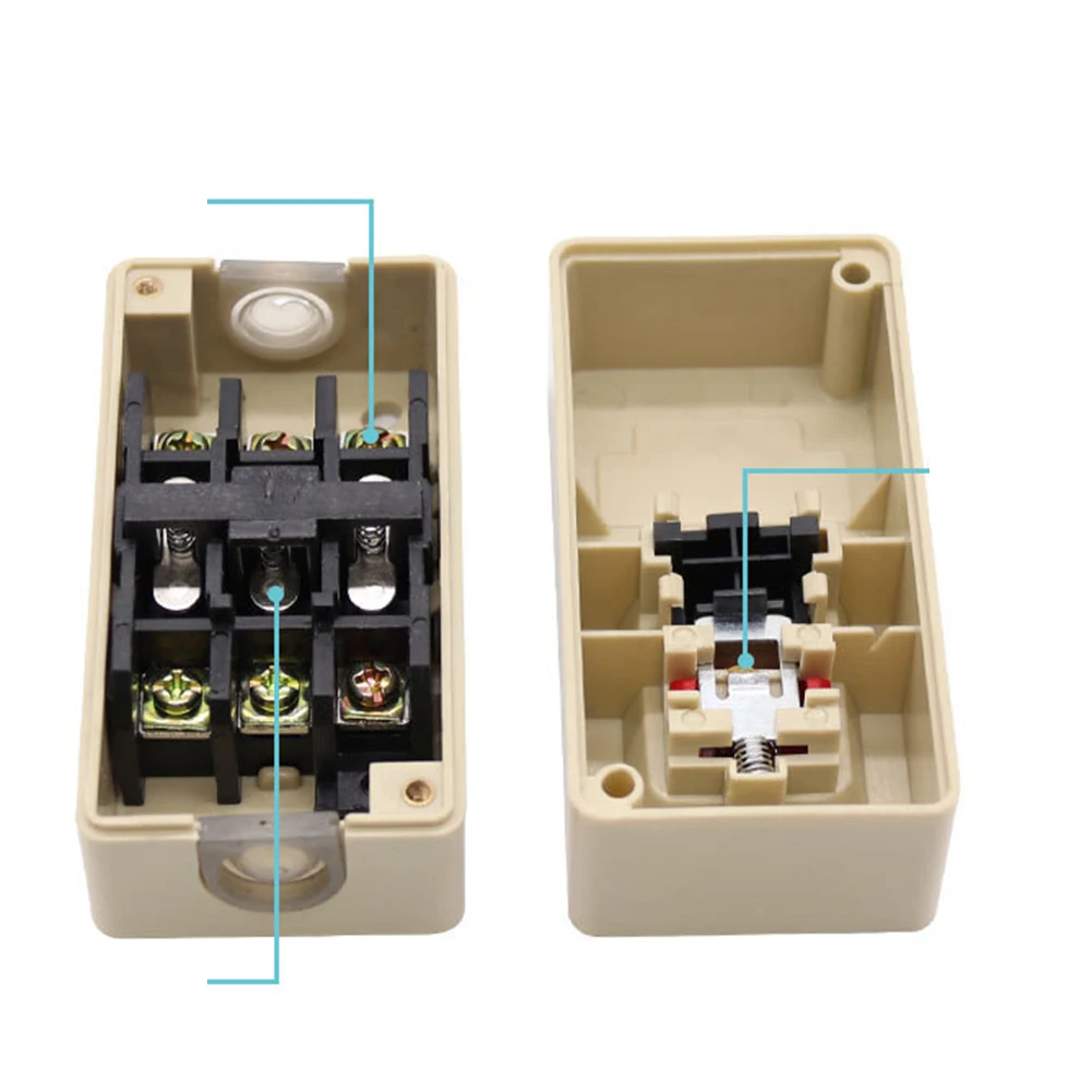 TBSP-315 and TBSP-330 Three Phase Push Button Switch 15A 30A for Motor Starters in Industrial Equipment Systems