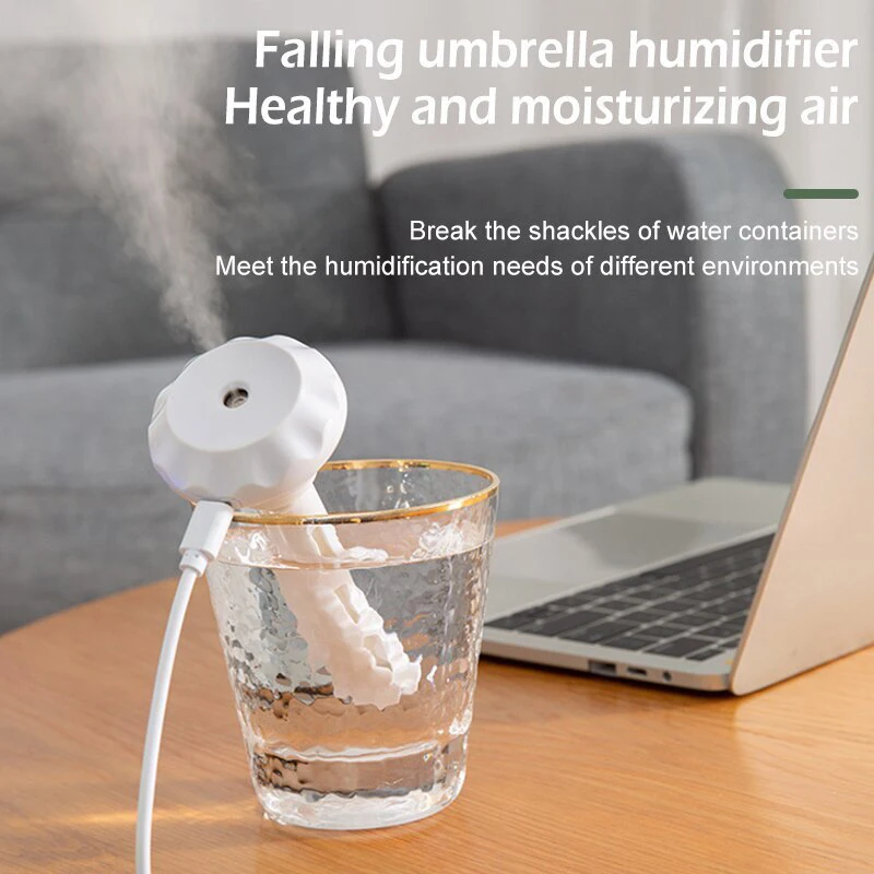 Humidificateur d\'air portable USB, voiture, maison, chambre, bureau, petite caractéristique, vaporisateur d\'eau, bouteille d\'eau de table, tasse