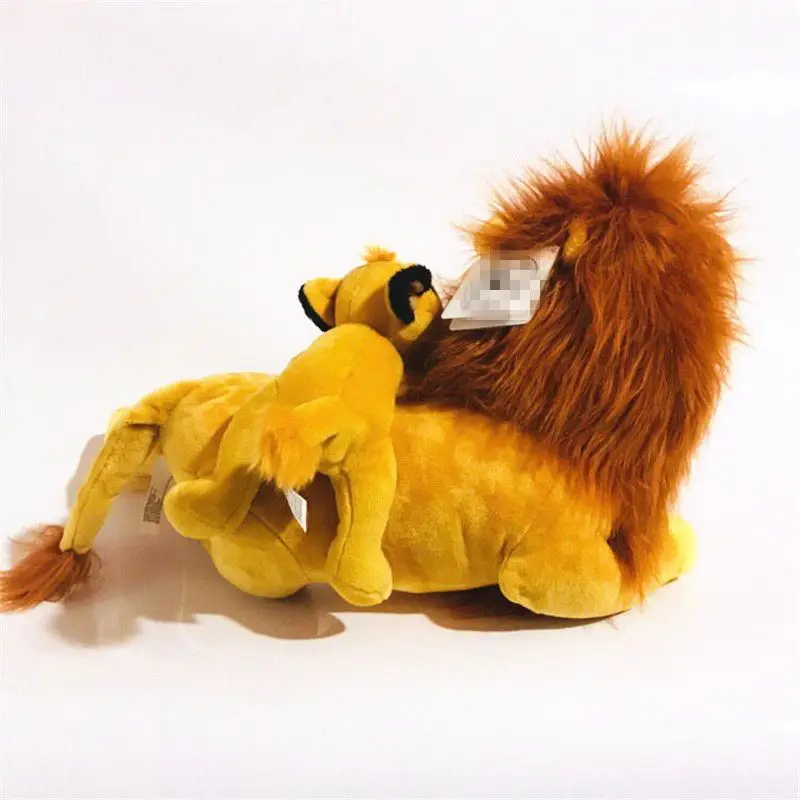 Disney śliczny król lew pluszowa lalka nadziewane miękkie lalki pluszowy film duży biały prezent dla dziecka zabawka