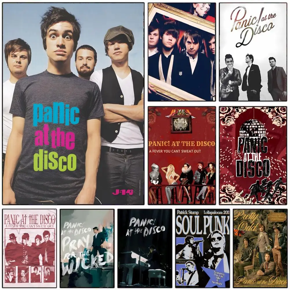 Theatrical Alternative Rock P-Panic At The Disco Poster Wall Art Print Decorative Mural Home Decor Gift Unframed