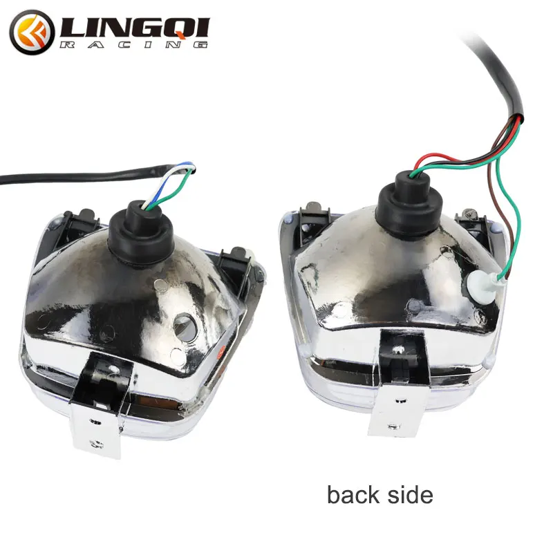 LING QI Motorcycle Headlight Waterproof High Low Beam LED Headlamp For Off Road ATV Electric Bicycle Pit Dirt Bike Accessories view 3