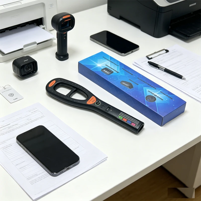 

RF Signal Detector Anti Spy Hidden Camera GPS Tracker Bug Finder Portable Security Device with Free Magnetic Probe LED Lighting