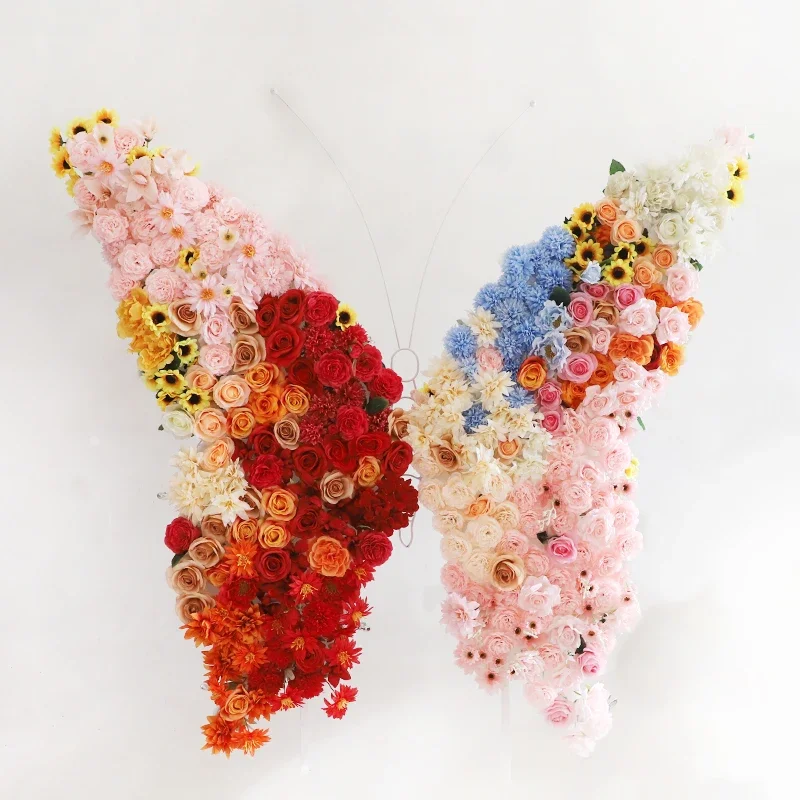 Butterfly flower wall props three-dimensional beautiful Chen set decoration