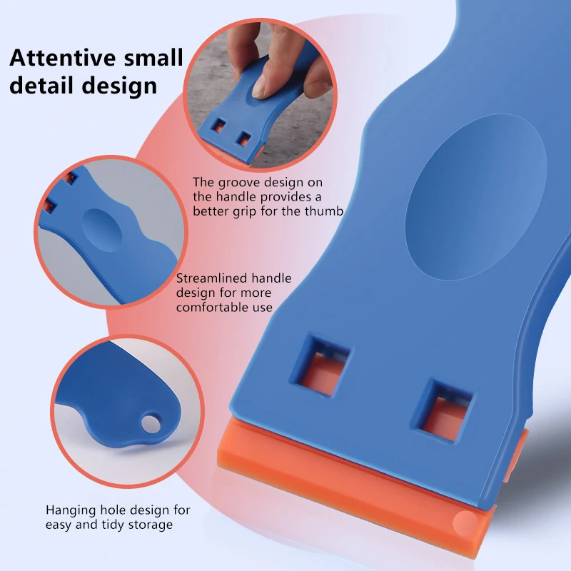 取り外し可能なクリーニングシャベル接着剤ステッカーツールネイルアートスクレーパーフレンチマニキュアスタンププラスチックスクレーパーネイルアートアクセサリー用