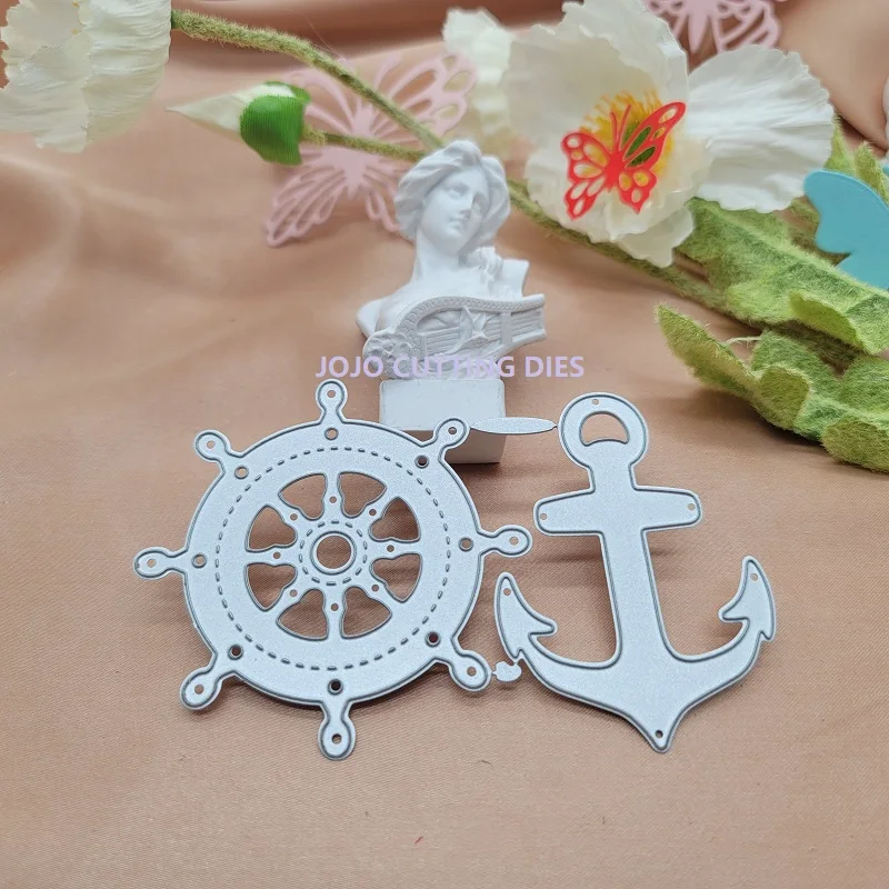 Sailing Anchor Ship Metal Cutting Dies Stencil Scrapbooking Photo Album Card Paper Embossing Craft DIY